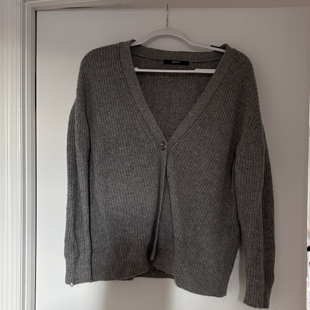 Quince Gray Women's Cardigan